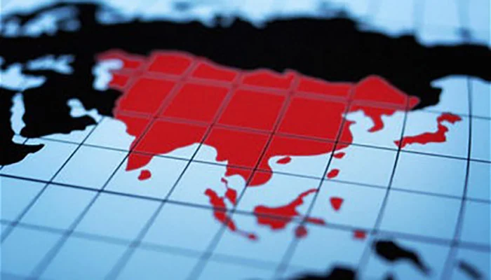 Asia economy insurance map
